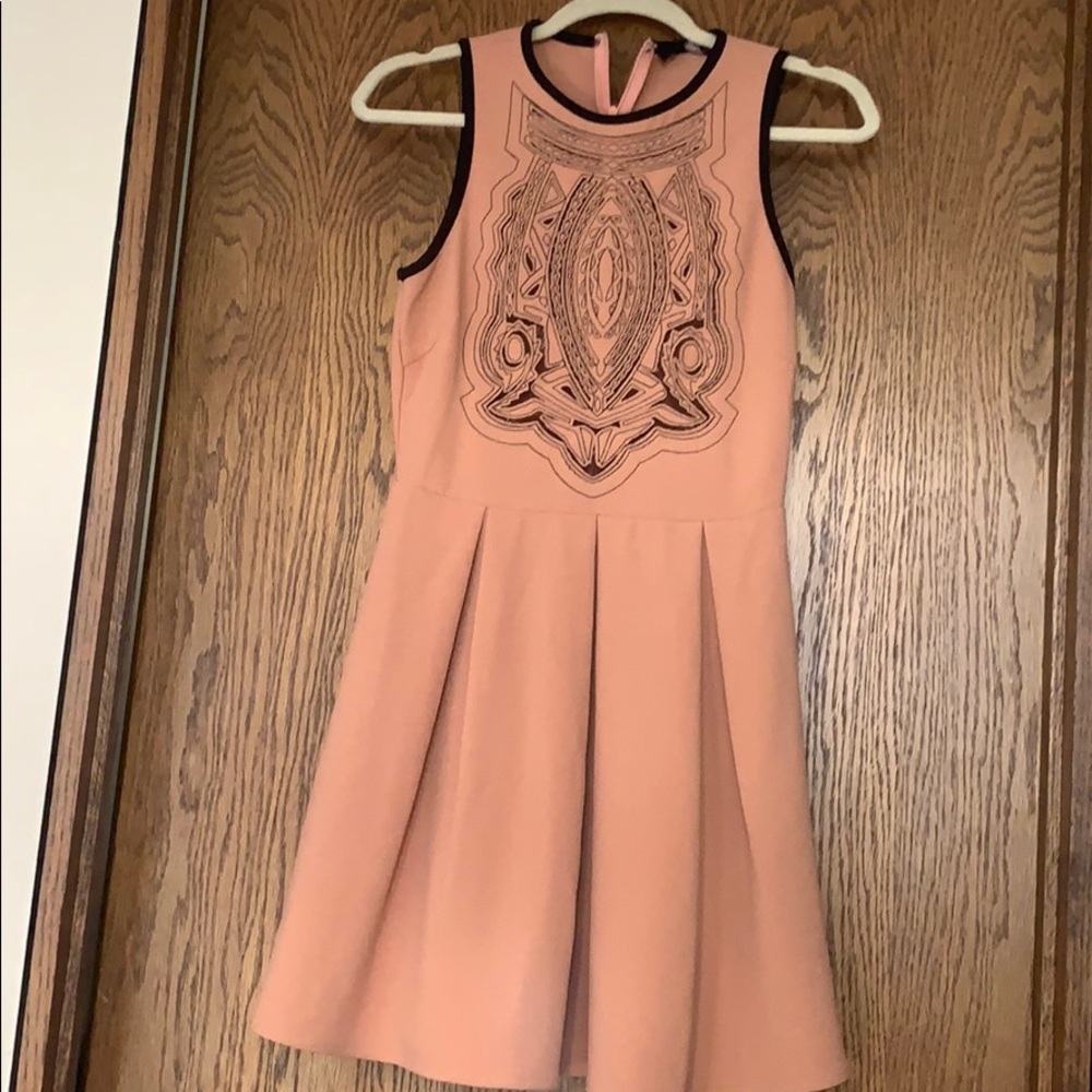 Sugarlips peach/blush cut out dress